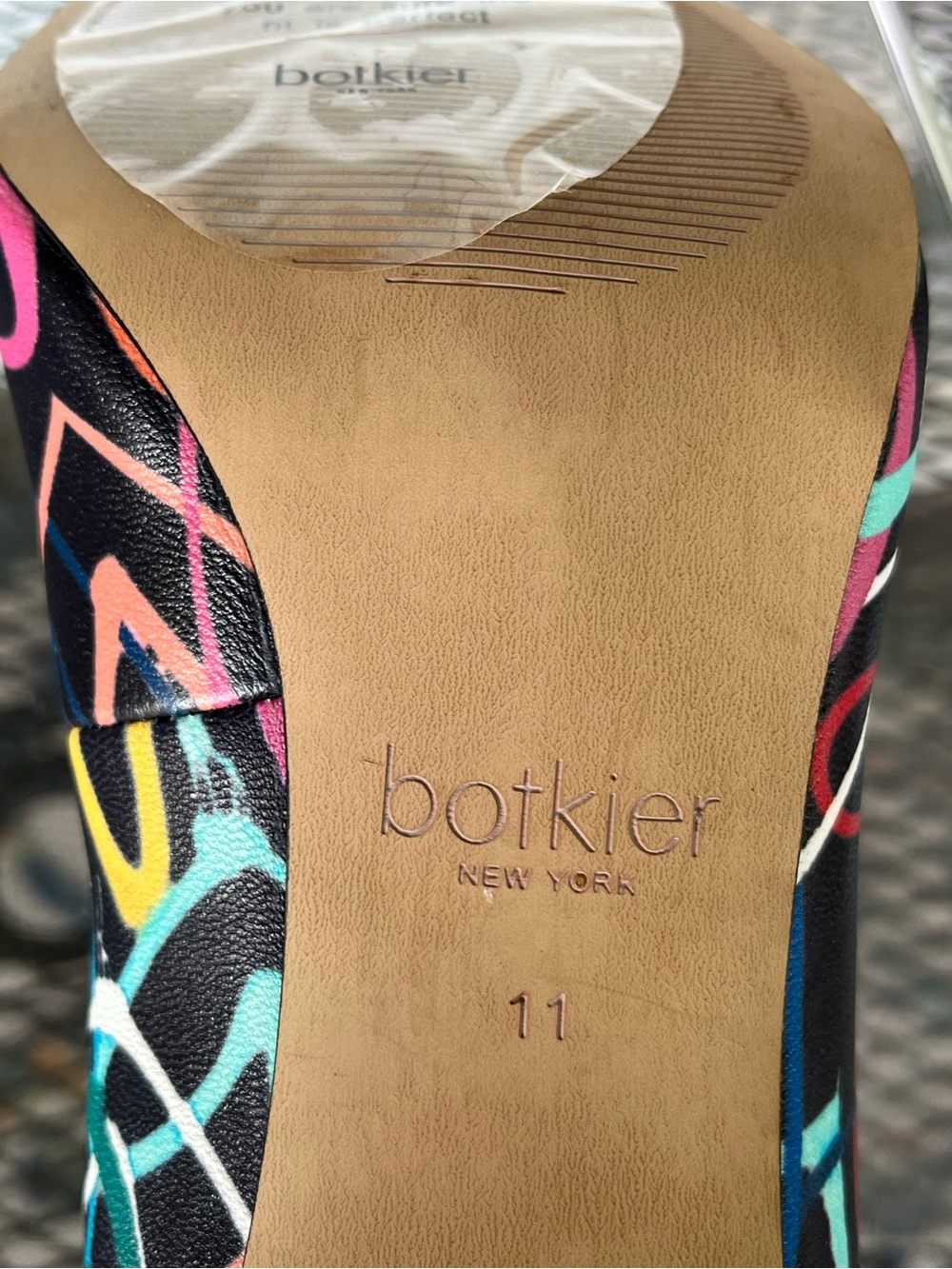 Botkier Multicolor Graffiti Pointed Toe Stiletto Pumps - Picture 8 of 8